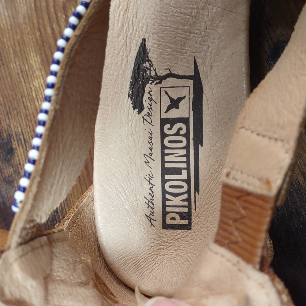Pikolinos MASSAI Beaded Leather Sandals - Picture 11 of 12